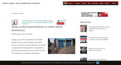 Desktop Screenshot of kashmirglobal.com